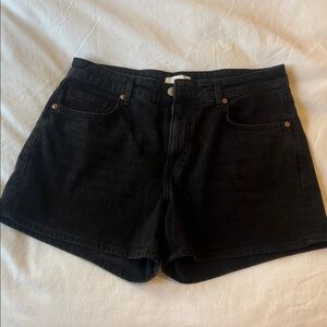 H&M Classic Black Denim Women's Shorts